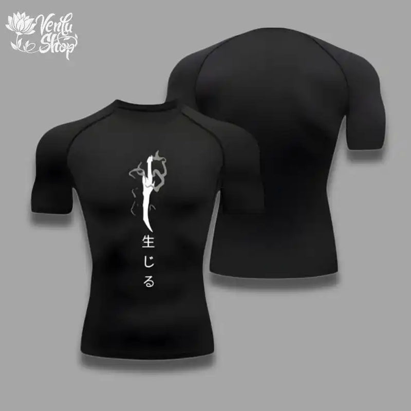 Jin Woo Compression Shirt Compression Gym Sung Jin Woo Solo Leveling Anime Muscleshirt Sportwear Igris Levelup Gym Cloths