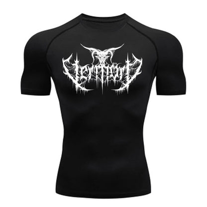 Compression Shirt Men'S T-Shirt Gym Sports Top Quick Drying Breathable Sportswear Bodybuilding Clothing