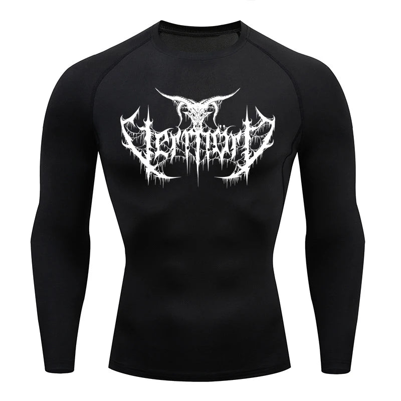 Compression Shirt Men'S T-Shirt Gym Sports Top Quick Drying Breathable Sportswear Bodybuilding Clothing