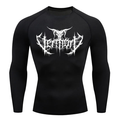 Compression Shirt Men'S T-Shirt Gym Sports Top Quick Drying Breathable Sportswear Bodybuilding Clothing