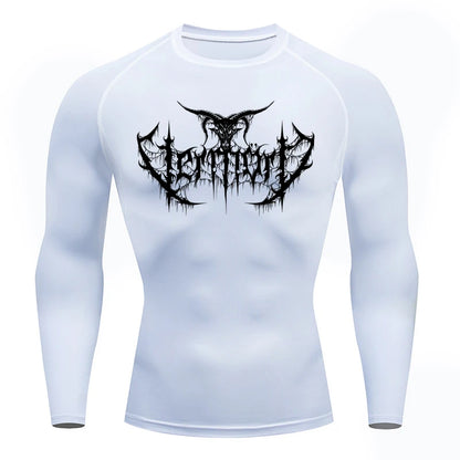 Compression Shirt Men'S T-Shirt Gym Sports Top Quick Drying Breathable Sportswear Bodybuilding Clothing