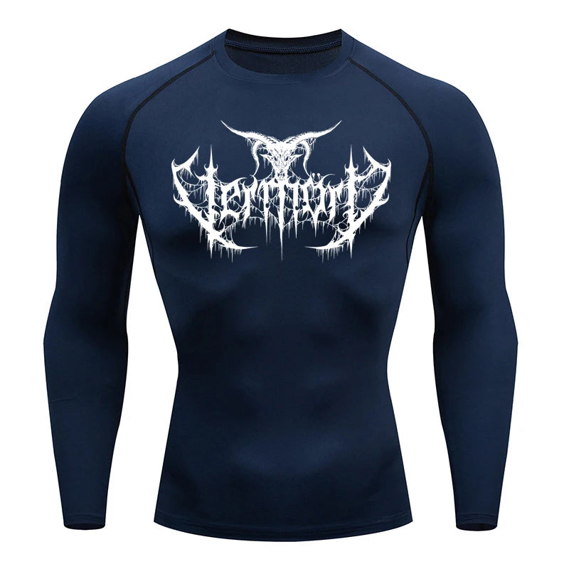 Compression Shirt Men'S T-Shirt Gym Sports Top Quick Drying Breathable Sportswear Bodybuilding Clothing