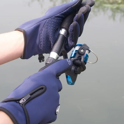 Fishing Gloves Winter Touch Screen Water Repellent & Windproof Workout Glove Snow Cold Weather Driving Glove Men Women