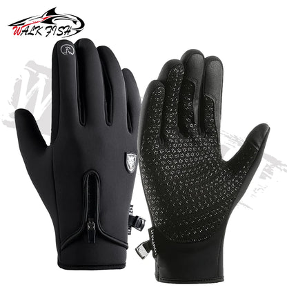 Fishing Gloves Winter Touch Screen Water Repellent & Windproof Workout Glove Snow Cold Weather Driving Glove Men Women