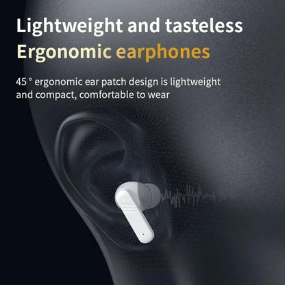 Auriculares Bluetooth 5.4 con pantalla táctil completa, LCD inteligente, intraauditivos ANC, llamadas HD, batería de larga duración, estéreo HiFi.