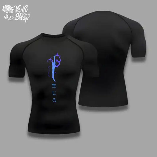 Jin Woo Compression Shirt Compression Gym Sung Jin Woo Solo Leveling Anime Muscleshirt Sportwear Igris Levelup Gym Cloths