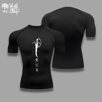Jin Woo Compression Shirt Compression Gym Sung Jin Woo Solo Leveling Anime Muscleshirt Sportwear Igris Levelup Gym Cloths