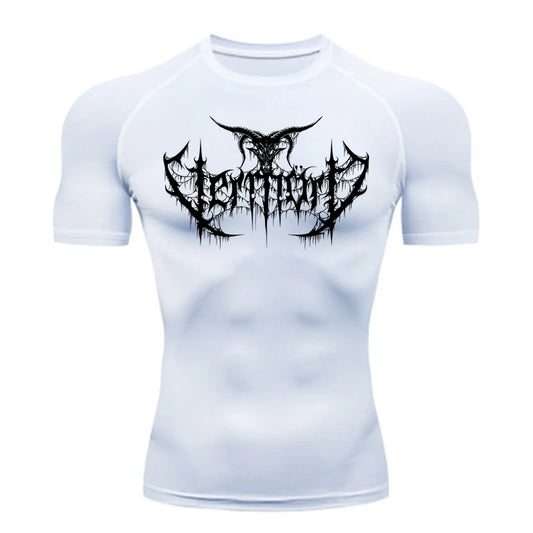Compression Shirt Men'S T-Shirt Gym Sports Top Quick Drying Breathable Sportswear Bodybuilding Clothing