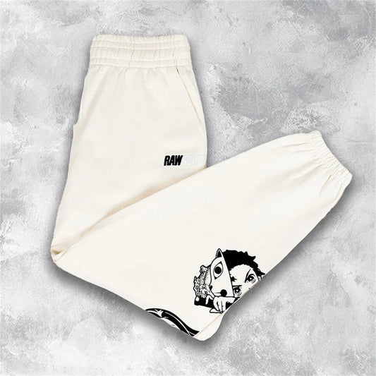 Harajuku Men Joggers Sweatpants Casual Slim Pants Cotton Training Trousers Male Gym Fitness Bottoms Outdoor Sport Trackpants